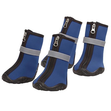 PETPALACE Therma Pet Neoprene Dog Boots, Blue - Extra Small PE2640870